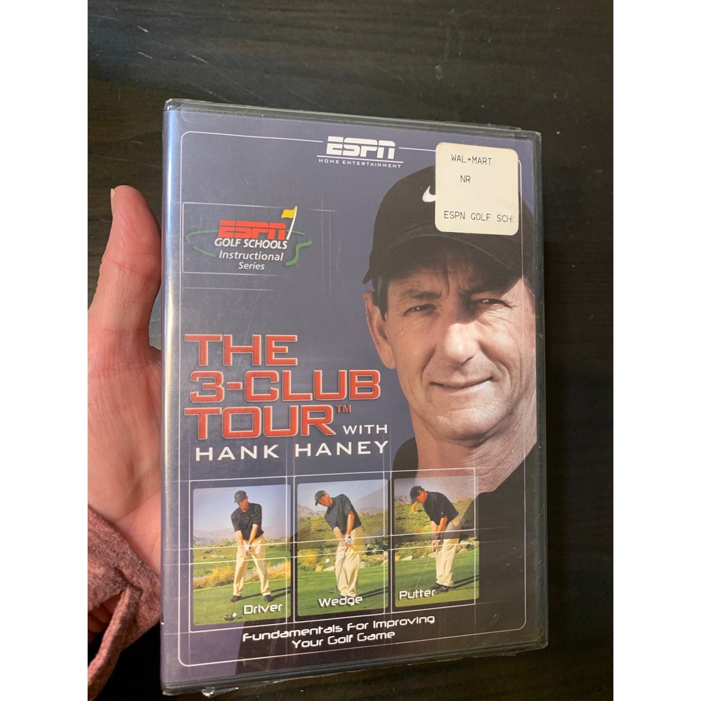 ESPN Golf Schools 3 Club Tour Hank Haney DVD Fundamentals Improving Your Game‎